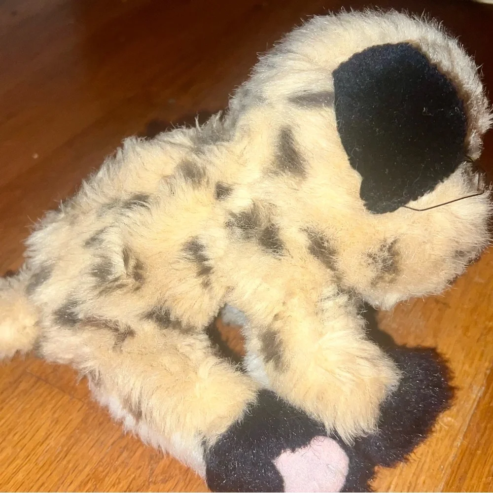Vintage Tyco 1993 Kitty Kitty Jungle Kittens Plush Tan Leopard Spot Cat-No Bow